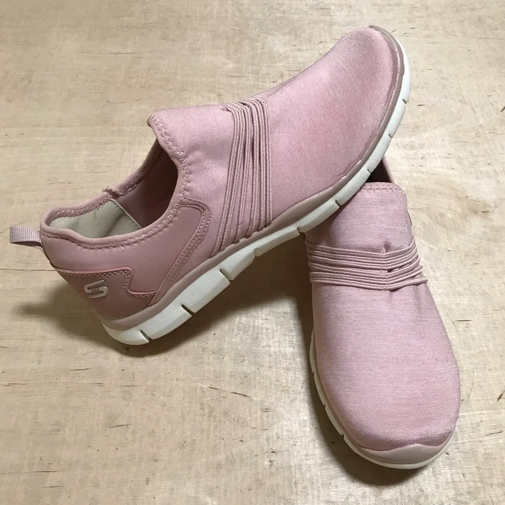 Skechers Memory Foam Ros Pink Slide On size 9